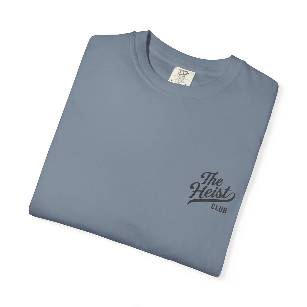 The Heist Club Minimal Logo Tee | Comfort Colors Garment-Dyed T-Shirt