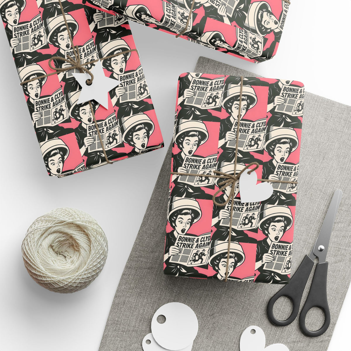 The Heist Club Vintage Gift Wrap