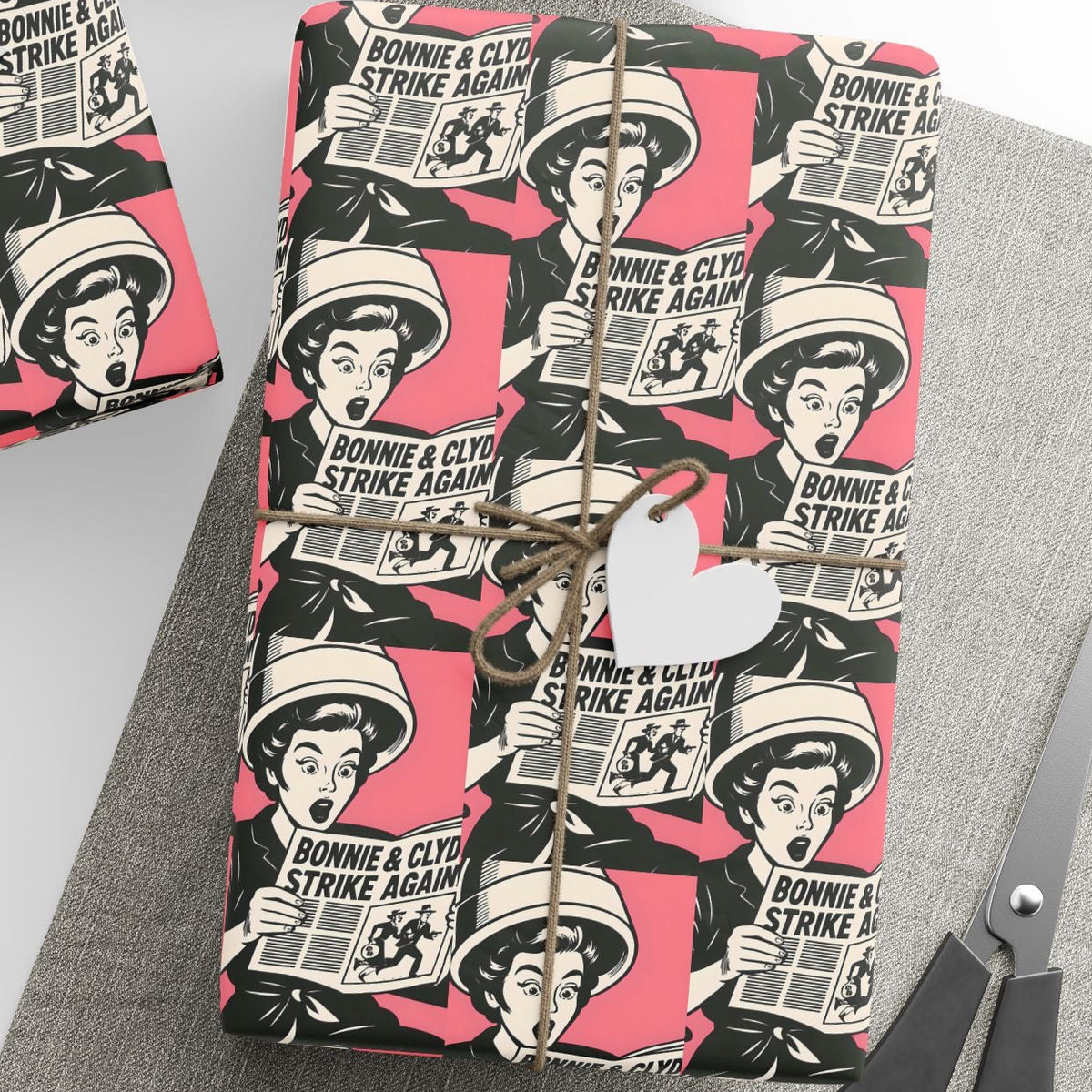 The Heist Club Vintage Gift Wrap