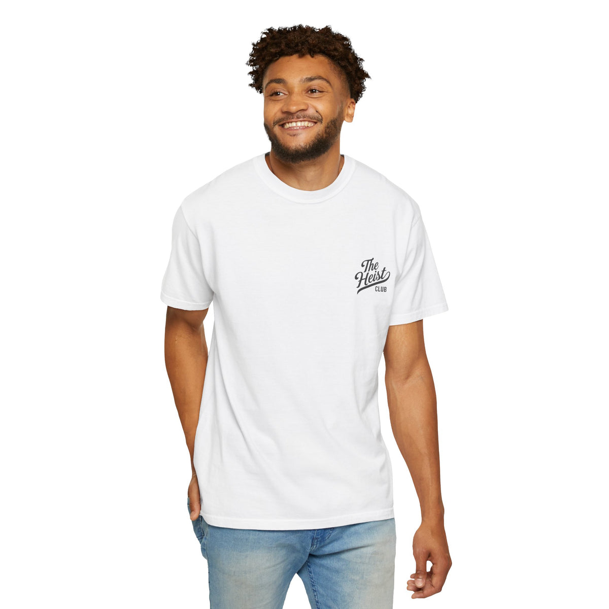 The Heist Club Minimal Logo Tee | Comfort Colors Garment-Dyed T-Shirt