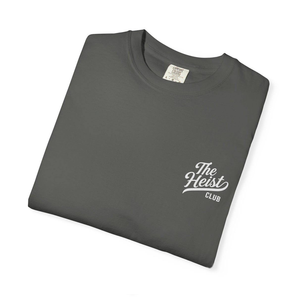 The Heist Club Minimal Logo Tee | Comfort Colors Garment-Dyed T-Shirt