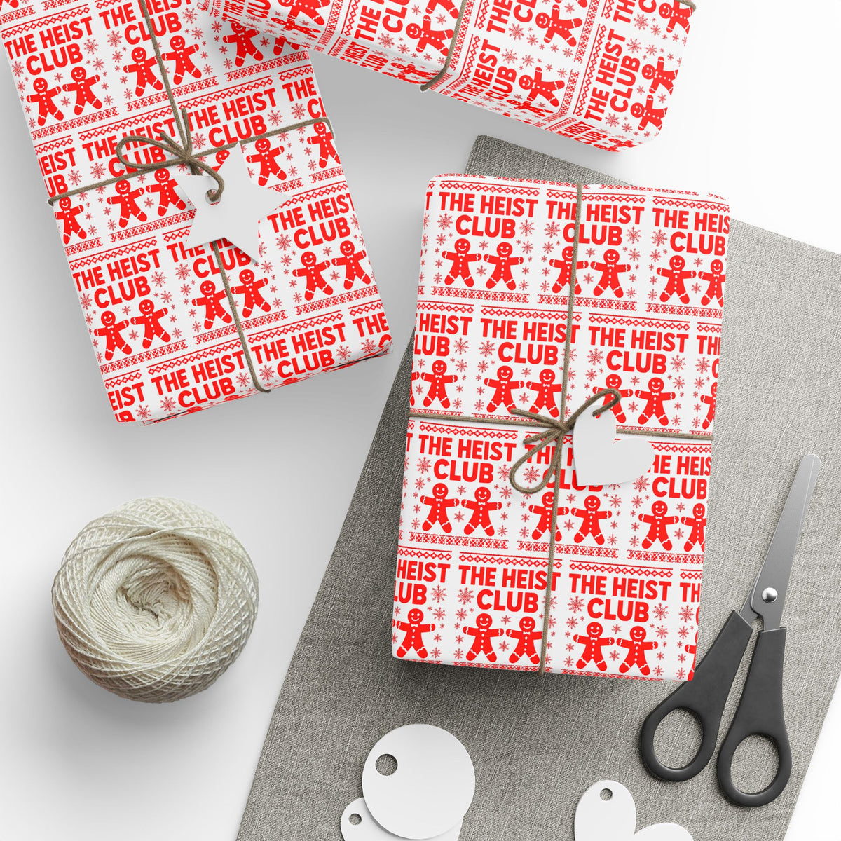 The Heist Club, Gingerbread Wrapping Paper